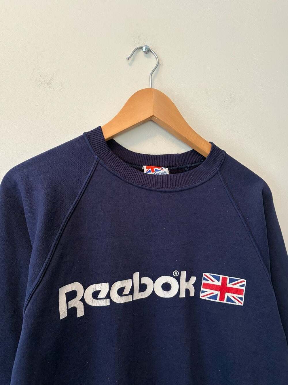 Vintage Reebok Spell Out Logo Crewneck Sweatshirt - Picture 2 of 4